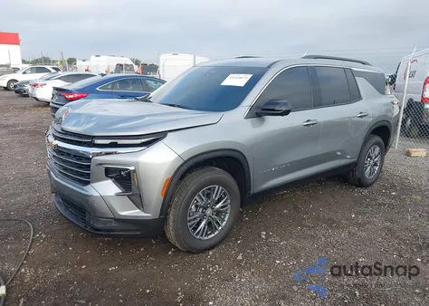 2025 Chevrolet Traverse Lt из США, поврежденный, VIN 1GNERGRSXSJ216872